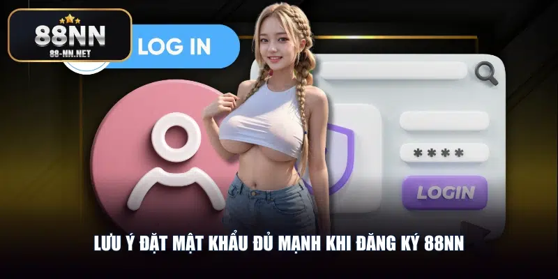 Lưu ý đặt mật khẩu đủ mạnh khi đăng ký 88nn